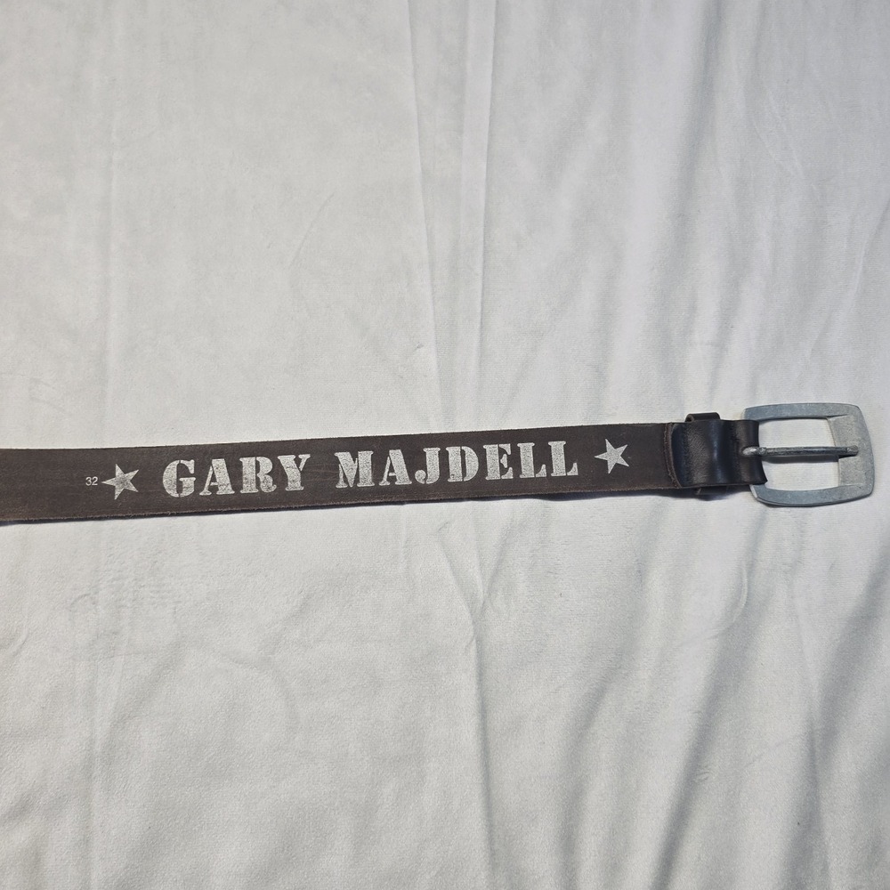 Gary Majdell Brown Genuine Leather‎ Heavy Duty Belt Size 32